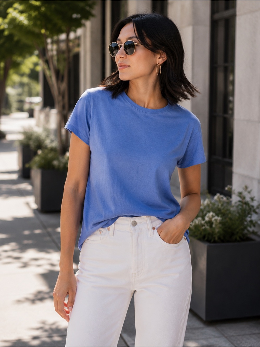 NWT VINCE WOMENS easy‎ tee size XXS